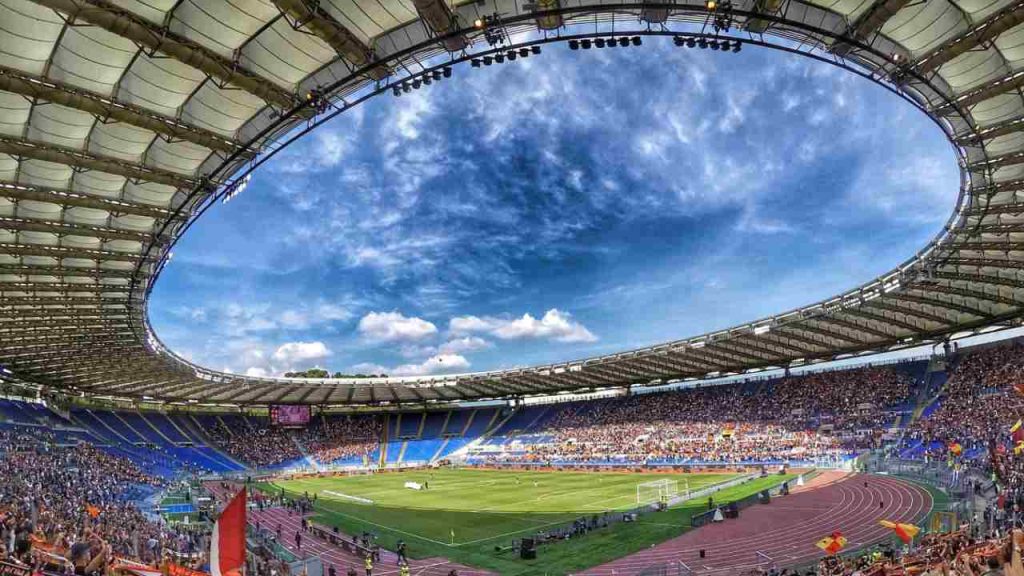 L'interno dello Stadio Olimpico - fonte Facebook - mondosportivo.it