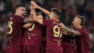 Giocatori della Roma - fonte Lapresse - ternananews.it